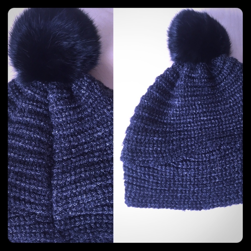 Black knit hat